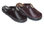 Page#16-C Women's Clogs - "Silverthorne Braided Concho Clog" - Smooth Leather - Style#6020-Black; Style#6022-Brown - Sizes: 5-11 (1/2 sizes included, no 10&1/2)