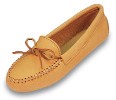 Page#11-G "Men's & Women's Double Deerskin Softsole" slipper-moccs - MEN'S: Style#816, natural deerskin, sizes 6-13 (full sizes only) - WOMEN'S: natural deerskin, sizes: 5-11 (full sizes only)
